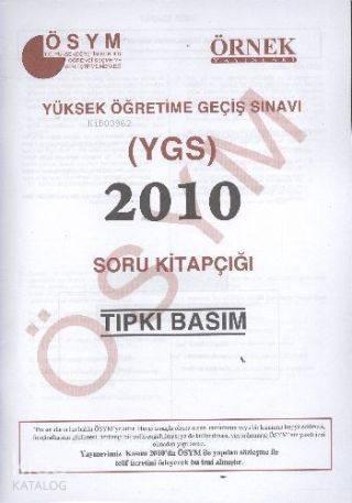 YGS 2010 Soru Kitapçığı | benlikitap.com