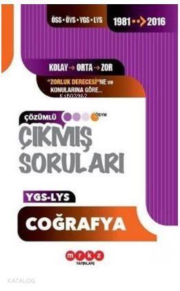 YGS-LYS Coğrafya Çözümlü Çıkmış Sorular 1981 - 2016 | benlikitap.com