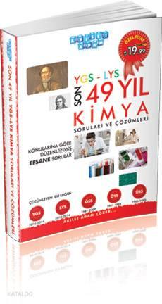 YGS LYS Son 51 Yıl Kimya Soruları ve Çözümleri