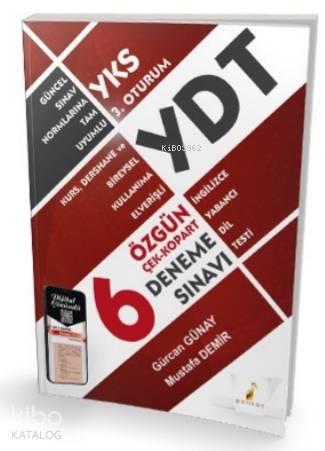 YKS 3 Oturum YDT İngilizce Özgün 6 Deneme Sınavı Çek Kopart | benlikit