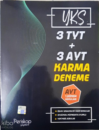 YKS 3 TYT+ 3AYT Karma Deneme AYT 1. Dönem