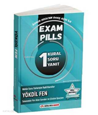 YÖKDİL Fen Exam Pills 1 Kural Soru Yanıt Dijital Hoca Akademi