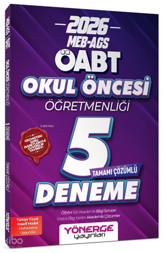 Yönerge 2026 ÖABT MEB-AGS Okul Öncesi Öğretmenliği 5 Deneme Çözümlü | 