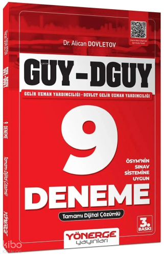 Yönerge GUY DGUY Gelir Uzman Yardımcılığı 9 Deneme Çözümlü | benlikita