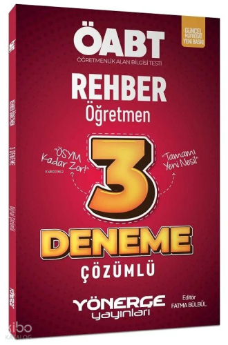 Yönerge ÖABT Rehber Öğretmen 3 Deneme Çözümlü