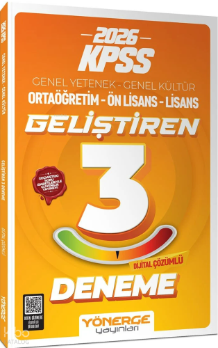 Yönerge Yayınları 2026 KPSS Genel Yetenek Genel Kültür Geliştiren | be
