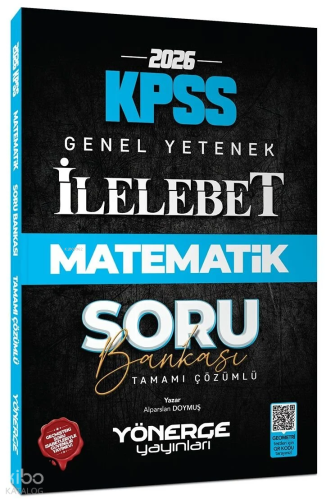 Yönerge Yayınları 2026 KPSS Matematik İlelebet Soru Bankası Çözümlü | 