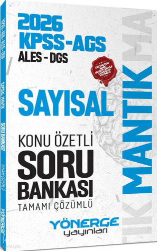 Yönerge Yayınları 2026 KPSS MEB-AGS ALES DGS Sayısal Mantık Konu Özetl