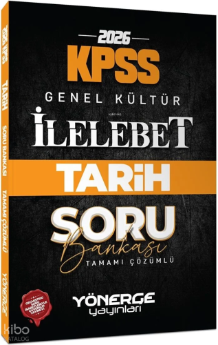 Yönerge Yayınları 2026 KPSS Tarih İlelebet Soru Bankası Çözümlü | benl