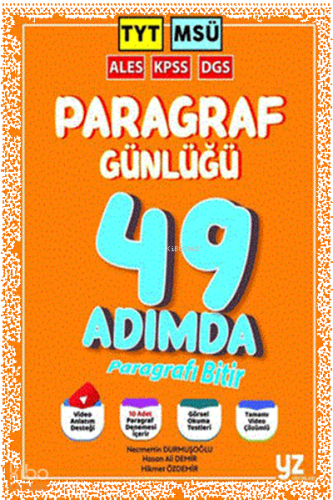 YZ Yayınları TYT MSÜ KPSS DGS ALES 49 Günde Paragrafın Günlüğü