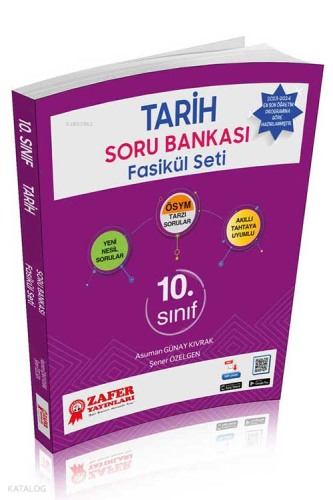 Zafer Yayınları 10. Sınıf Tarih Soru Bankası Fasikül Seti | benlikitap