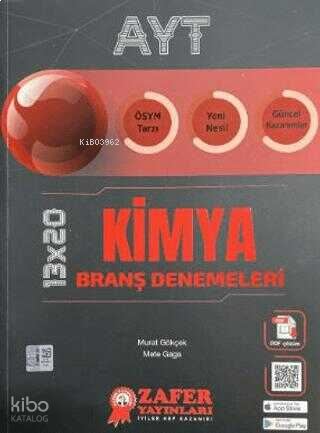 Zafer Yayınları Ayt Kimya Branş Denemesi | benlikitap.com