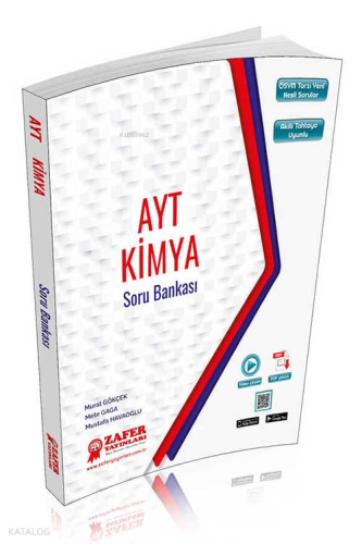 Zafer Yayınları Ayt Kimya Soru Bankası | benlikitap.com