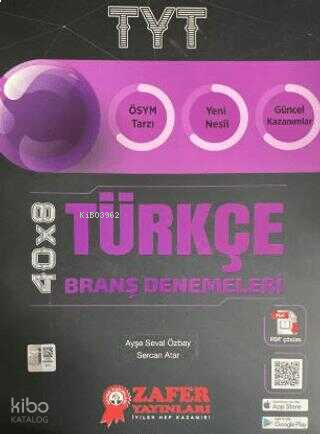 Zafer Yayınları Tyt Türkçe Branş Denemesi | benlikitap.com