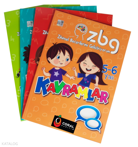 Zbg Zihinsel Becerilerimi Geliştiriyorum Seti 5-6 Yaş (4 Kitap) | benl