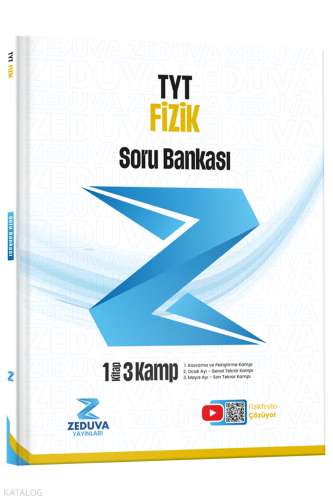 Zeduva Yayınları Fizikfinito TYT Fizik 1 Kitap 3 Kamp Soru Bankası