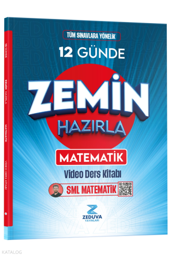 Zeduva Yayınları SML Matematik 12 Günde Zemin Hazırla Matematik Video Ders Kitabı