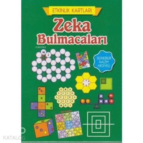 Zeka Bulmacaları - Etkinlik Kartları Silinebilir Kalem Hediyeli | benl