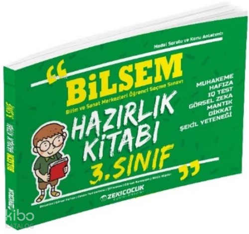 Zeki Çocuk 3. Sınıf Bilsem Hazırlık Kitabı | benlikitap.com