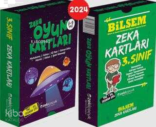 Zekiçocuk Eğitici Kitaplar 3. Sınıf Bilsem Zeka Kartları - 8-9 Yaş Zek